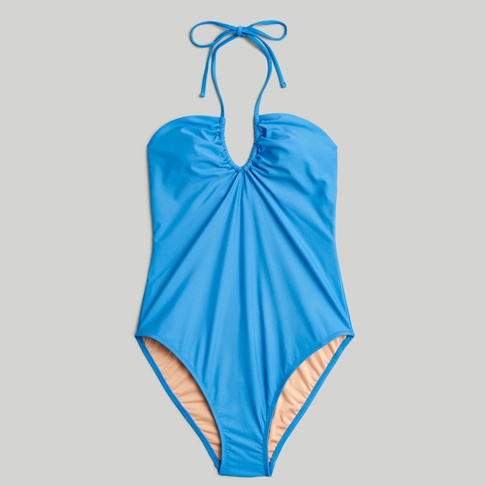 Madewell Halter String One-Piece Swimsuit size Small